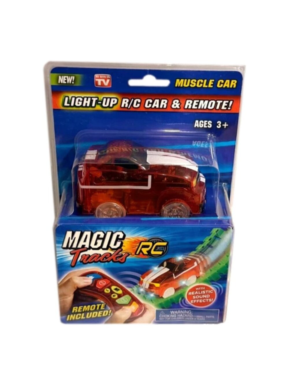 Magic Trucks Light Up R/C - Muscle Car - As Seen on TV
